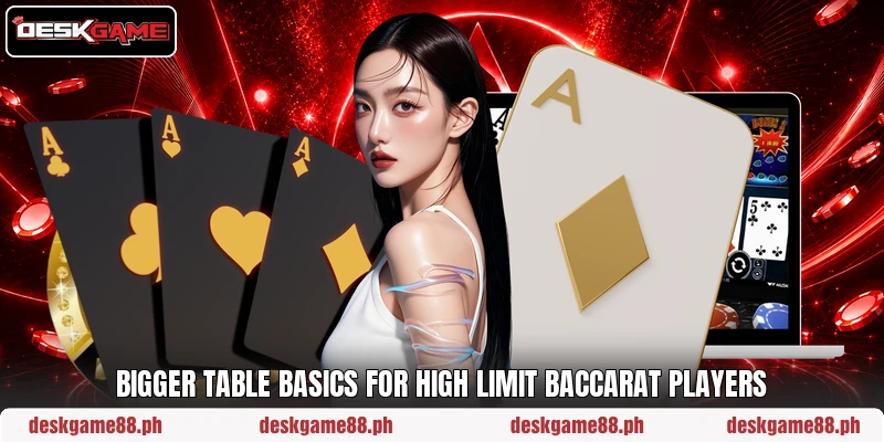 Bigger table basics for High Limit Baccarat players