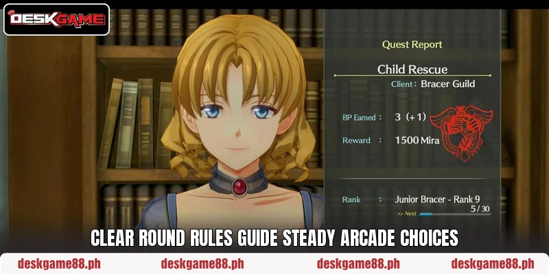 Clear round rules guide steady arcade choices