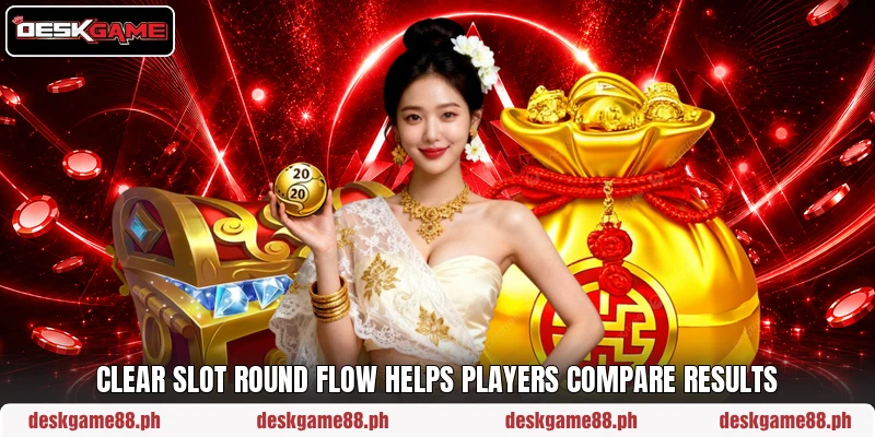 Clear slot round flow helps players compare results