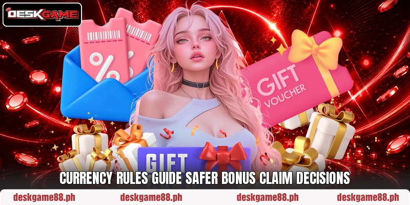 Currency rules guide safer bonus claim decisions