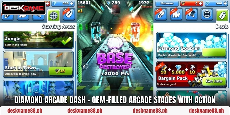 Diamond Arcade Dash – Gem-Filled Arcade Stages With Action
