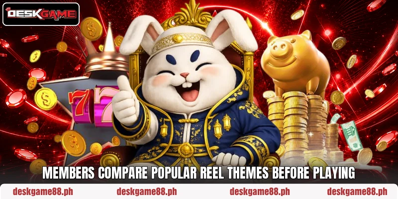 Members compare popular reel themes before playing
