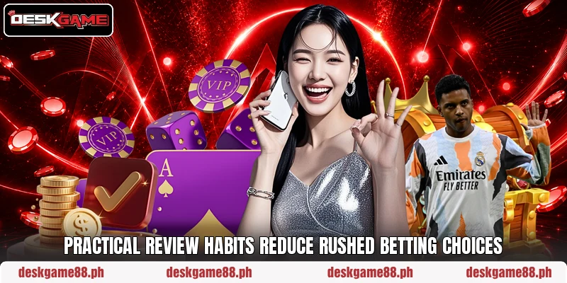 Practical review habits reduce rushed betting choices Practical review habits reduce rushed betting choices