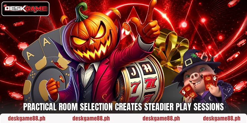 Practical room selection creates steadier play sessions