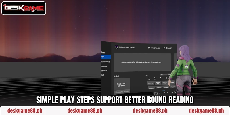 Simple play steps support better round reading