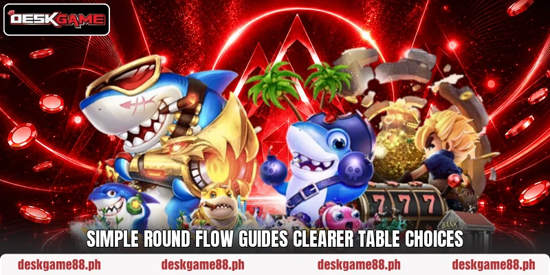 Simple round flow guides clearer table choices
