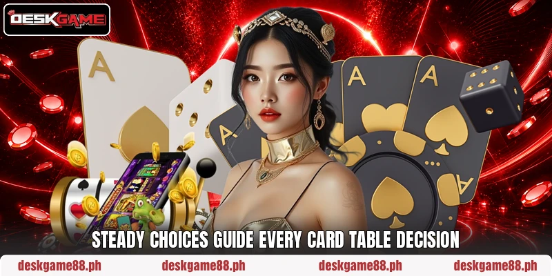 Steady choices guide every card table decision