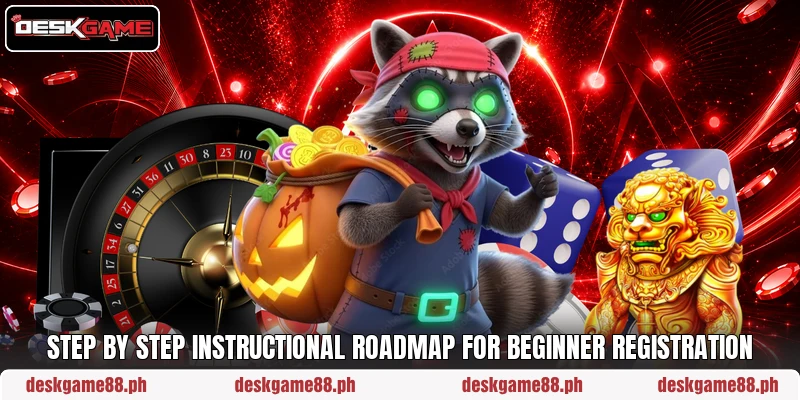 Step by step instructional roadmap for beginner registration Step by step instructional roadmap for beginner registration